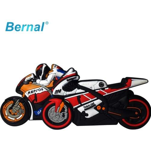 Hot flash drive USB USB 2.0 cartoon motorcycle race 8GB 4GB 16GB 32GB 64GB memory stick flash drive pendrive chocolate