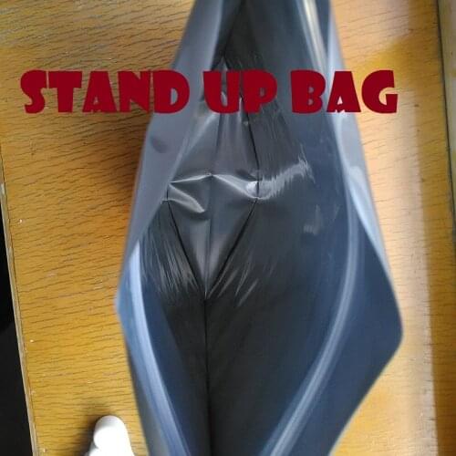 21*31+5cm thickening pure aluminum foil self supporting bag zipper bag for food bag Self-sealing stand up bag