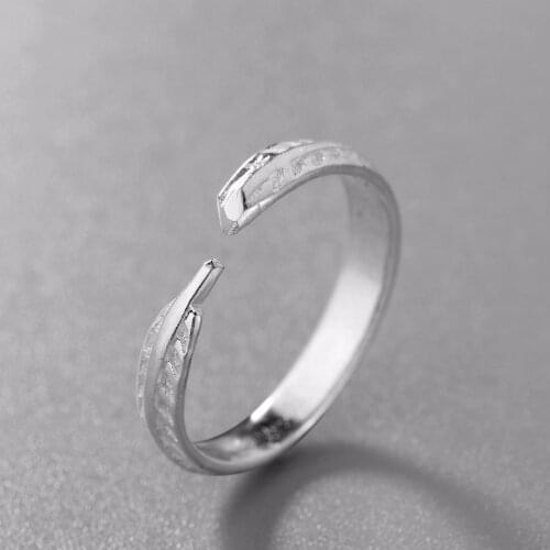 Chandle Size 7 Feather Rings For Female Simple Knuckle Toe Jewelry Full Finger Bague Medusa Fashion Bague