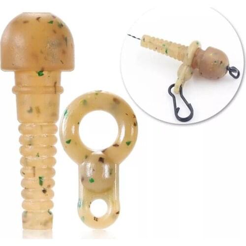 10pcs Carp Fishing Tackle Fishing Accessories Kickers Safety Lead Clips with Swivel Tool Equipment Holder Connector