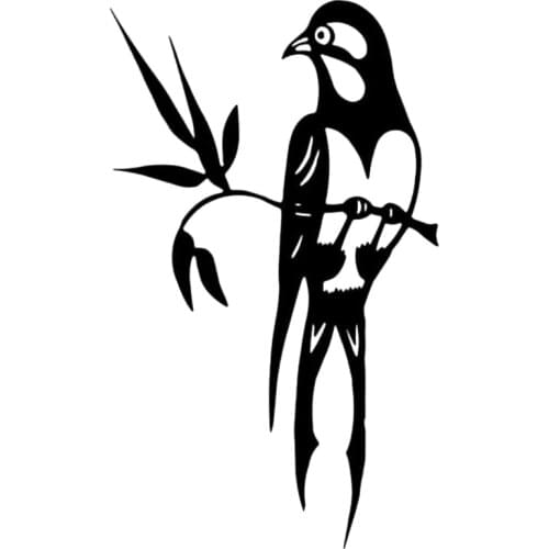 17*10.2cm BIRD ON A TREE,ANIMALS, CAR DECAL STICKER Funny Car Window Bumper Novelty JDM Drift Vinyl Decal Sticker