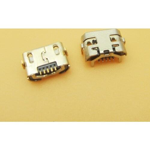 2pcs Micro mini USB jack Charging Socket Port Connector charging port dock plug for meilan note 2 m571c For Alcatel one touch