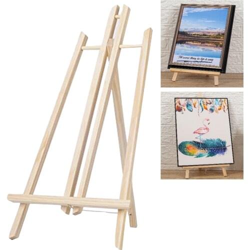 30/40/50cm Wood Easel Display Shelf Holder Stand for Artist Painting Craft Wooden Stand Sketching Photo Displaying Art Supplies