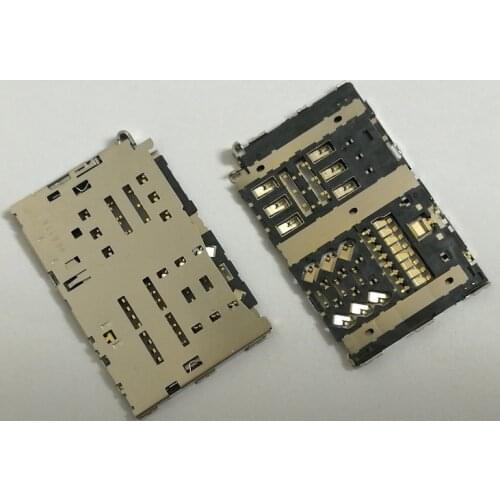 50pcs sim card reader slot tray module holder connector for LG G5 H868 F700 H860 H820 H830 H840 H850 LS991 socket