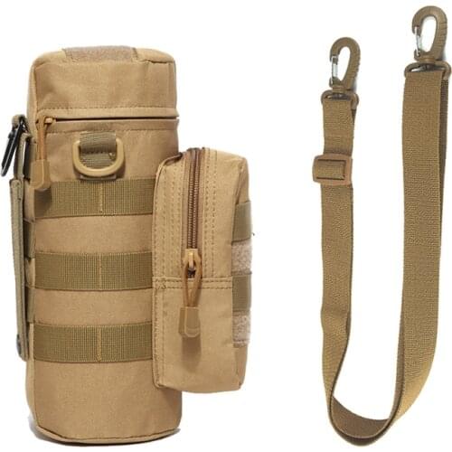 8Colors Travel Tool Kettle Set Outdoor Tactical Military System Water Bags Shoulder Bottle Holder Multifunctional Bottle Pouch