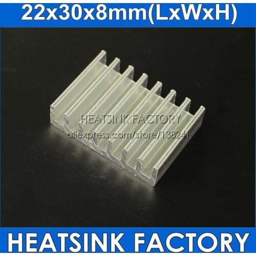 5Pcs 22x30x8mm Cooling Accessories DIY Heatsink CPU GPU IC Memory Chip Aluminum Heat Sink Cooler Radiator