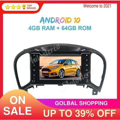 Android 10 64GB Car Radio GPS Navigation For Nissan Juke For Infiniti ESQ 2011-2017 Auto Stereo Multimedia Player Tape Recorder