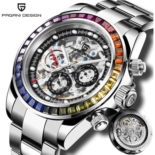 PAGANI Design 40MM Mens Mechanical Watches Top Luxury Brand Automatic Watches Mens Fashion Stainless Steel Waterproof Watches