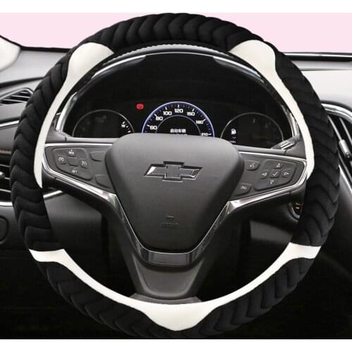 Car Steering-wheels Cover 37 38cm 15" for For Holden Chevrolet Cruze Malibu Sail Spark Captiva Equinox Trax/Tracker AVEO Lova R