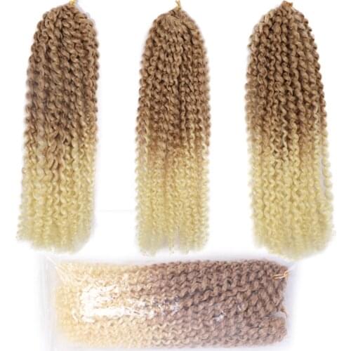 12inch marlybob crochet hair 3 stks/set afro kinky curly hair crochet braids synthetic braiding hair jumbo jerry hair extension