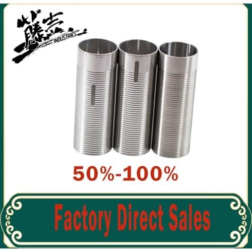 Stainless Steel Plasma Polishing 100% 80% Cylinder for Airsoft AEG Gearboxes Smooth Inner Wall Full Flow Paintball Accessories