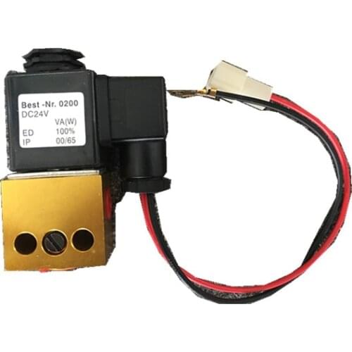 Crane Engine Parts 803007064 DC 24V Valve Solenoid for QY50K