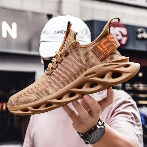 HULINGMEI Men's White Sneakers