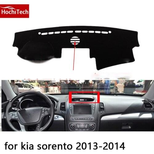 HochiTech for kia sorento 2009-2014 dashboard mat Protective pad Shade Cushion Photophobism Pad car styling accessories