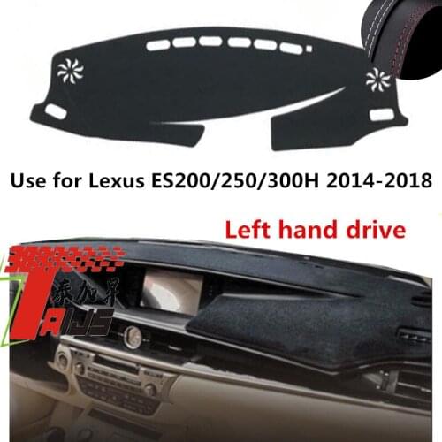 TAIJS Factory protective Casual Leather Car Dashboard Cover For Lexus ES200/250/300H 2014 2015 2016 2017 2018 Left hand drive