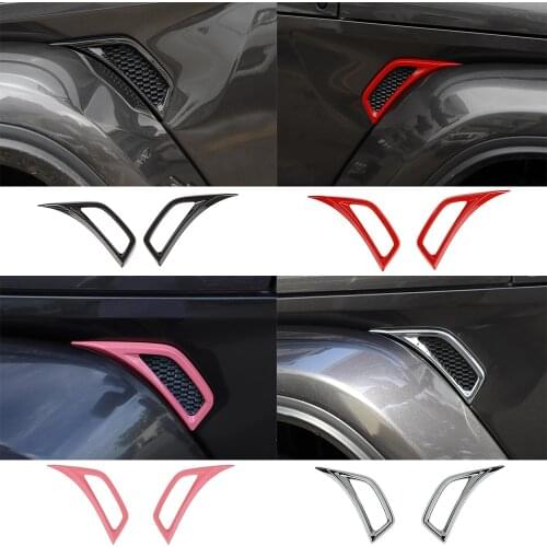 ABS Fender Leaf Plate Air Inlet Vent Outlet Cover Decor Trim Fit for Jeep Wrangler JL Gladiator JT 2018-2021 Car Accessories