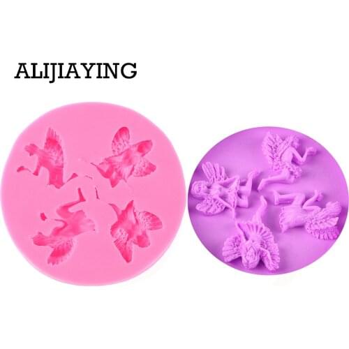 M0463 Angel Girl Natural Soap Handmade Soap Mold Silicone Cake Ice Modeling Tool Pastry Arts Decorative Kitchen Accessories
