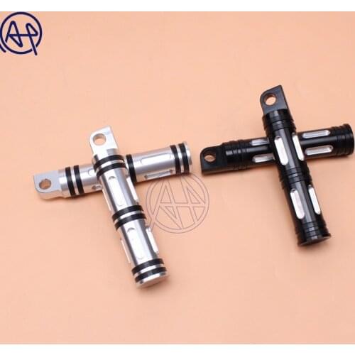 Motorcycle Billet Aluminum Foot Rest Pedal Footpeg Universal For Harley Sportster 883 1200 Touring Dyna & Softail
