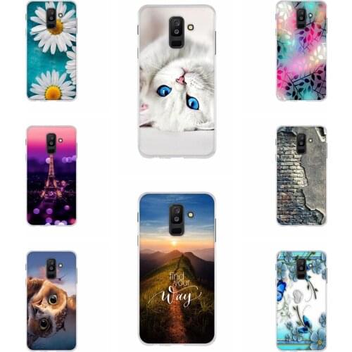 For Samsung Galaxy A6+ 2018 TPU Soft Silicone Phone Case For Samsung Galaxy A9 Star Lite Back Cover Stylish Capa Fundas Bumper