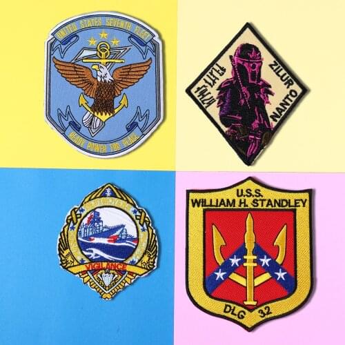 American state flag Patch Iron on Sew On Applique Badge Motorcycle Cheap Biker Embroidered Patches For Clothes Sticker