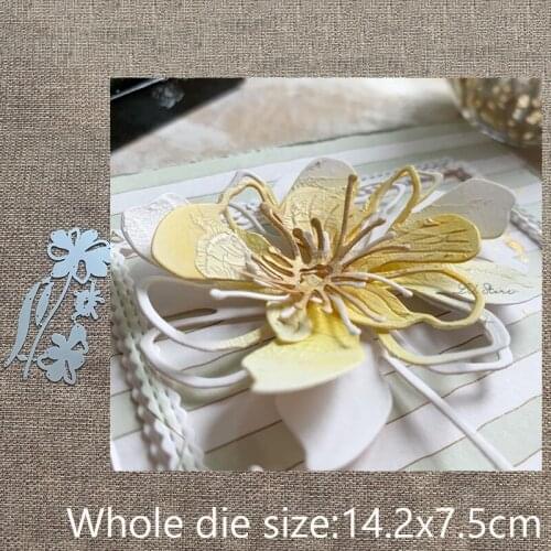 New Design Craft Metal stencil mold Cutting Dies flowers decoration scrapbook die cuts Album Paper Card Craft Embossing