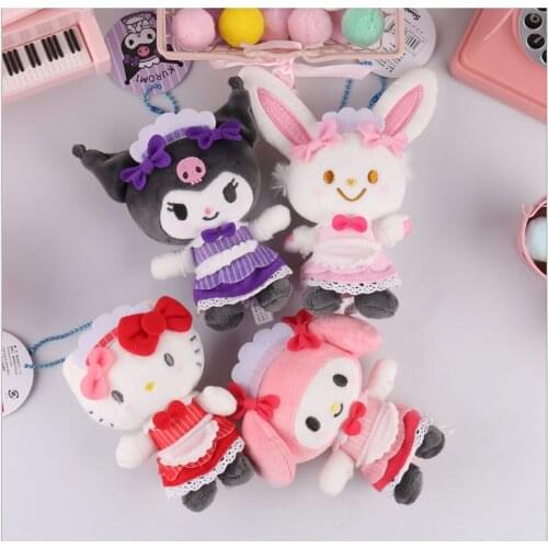 New 10pcs 4 Style 5" 12CM Plush Keychain Pendant Doll