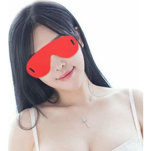 Leather Blindfold Adult Games BDSM Flirt Sex Toy Sexy Eye Mask Sleeping Masquerade Cat Eye Party Club Coslay Mysterious