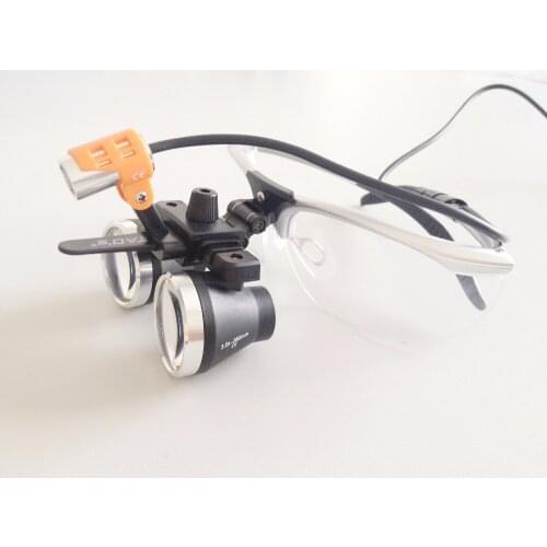 TAOS alibaba china new products 3.0X biocular loupe Gelilean Flip-up dental lab equipment led light surgical lamp