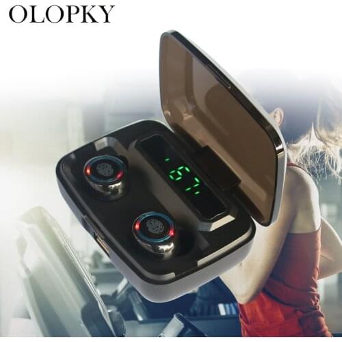 TWS 8D Wireless Earphone Bluetooth 5.0 3300mAh Earphone Sports Stereo Wireless Earbuds Handsfree Headset With mic Charging Box