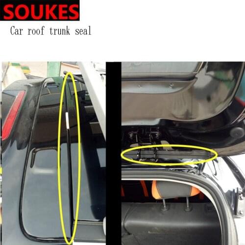 1.5m Car Rear Bumper Trunk Soundproof Trim Seal Strip For Peugeot 206 307 407 308 208 3008 Toyota Corolla Yaris Rav4 Avensis