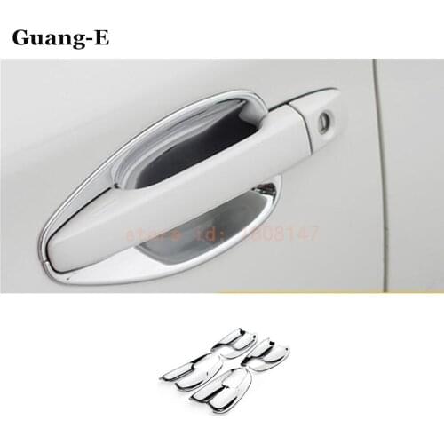 Car cover protection detector trims ABS chrome External Bowl cover lamp frame 8pcs for subaru Outback 2015 2016 2017 2018