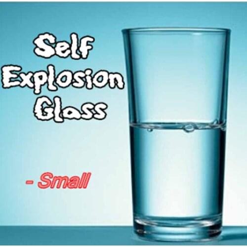 5pcs/lot Self Explosion Glass (Small),(Dis 6.7*H 10.5cm) magic tricks,gimmick,stage magic,illusions,Accessories,commedy