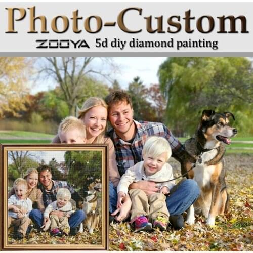 ZOOYA DIY Diamond Painting Photo Custom Diamond Embroidery Full Drill Pictures of Rhinestones Sales 5D Cross Stitch Kits Art AZ9