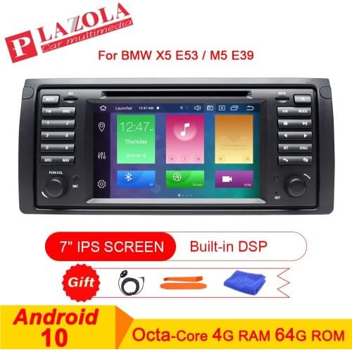 Android 10 CAR Multimedia Radio GPS DVD Player For BMW M5 5 Series E39 X5 E53 7 Series E38 1999-2006 Stereo IPS DSP WIFI Navi