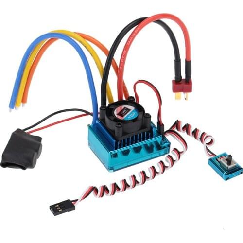 120A Sensored Brushless ESC Speed Controller for 1/8 1/10 1/12 RC Car Crawler