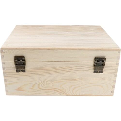 Wooden Storage Box Case Display Holder Aromatherapy Essential Oil Organizer with 38 Slots