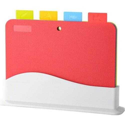 Kitchen Cutting Board 4PCS/SET Multifunctional Plastic Cutting Board Eco Friendly Chopping Board Kitchen Accessories