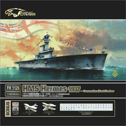Flyhawk FH1126 1/700 HMS Aircraft carrier Hermes 1937