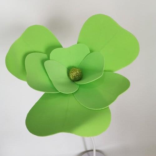 PE Foam Roses Artificial Fake Flower Head Christmas Decoration Flower Wall Wedding Background Decoration PE Flower