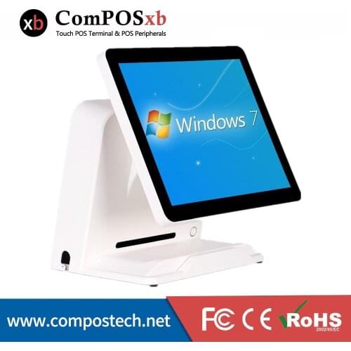 Lowest Price Cashier Register 15 Pos PC All In One For Retail Shop White Black Pos System