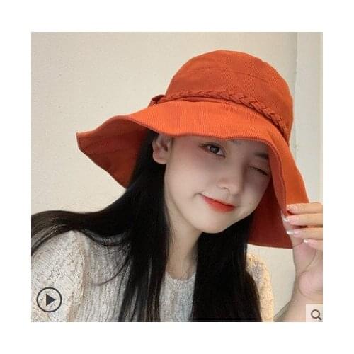 Long Brim Bucket Sun Hat Women Beach Sombreros De Playa Bonnet Femme Chapeau Gorros Mujer Cappello Donna Czapka Dla Dziewczynki