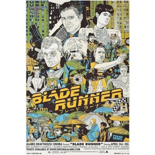BLADE RUNNER - MONDO MOVIE Art Film Print Silk Poster Home Wall Decor 24x36inch