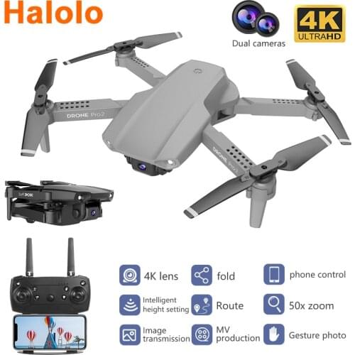 Halolo E99 Pro Drone double camera folding fixed height remote control aircraft 4K HD aerial four axis aircraft quadrotor UAV