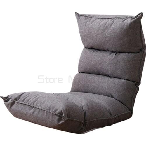 Lazy sofa tatami bedroom single bed folding floor mat bay window back reclining chair floor sofa