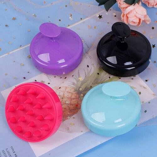 2021 Massage Brush Hair Wash Brush Head Body Shower Massager Comb Silicone Acupoint Head Meridian Relaxing Massage Comb Tools