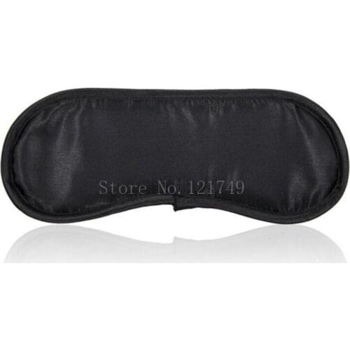 New Pure Sleep Rest Eye Mask Padded Shade Cover Bondage Sex Products Double Layer Blind Mask For Sleep Rest Wedding for Couples