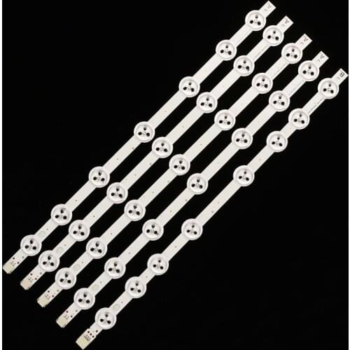 NEW 5 PCS/set LED backlight strip 39DLED A-TYPE REV02 39DLED B-TYPE_REV02 for VES390UNDA-2D-N02 TX-39A300B (4*A*7LED 1*B*8LED)