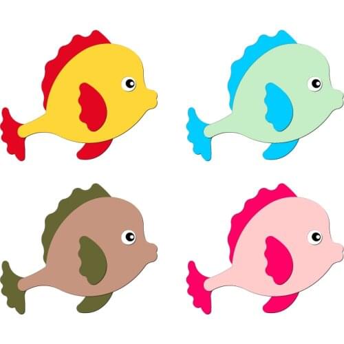 New fish Wooden die Scrapbooking C-101 Cutting Dies