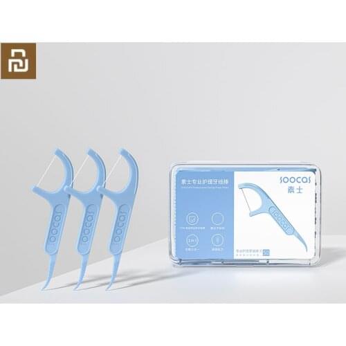 Original Youpin Soocare 50pc/box Professional Superfine Dental Foss Ergonomic Design FDA Testing Food Grade for smart home