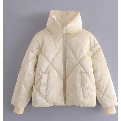 Autumn Winter Women Solid Parka Coats Casual Long Sleeve Zipper Thick Warm Coat With Pockets Female Fashion Outerwear